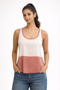 Soft Blush & Beige Everyday Tank