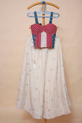 Handcrafted Red & Ivory Chaniya Choli