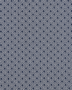 Navy & White Geometric Micro-Print Formal Shirt