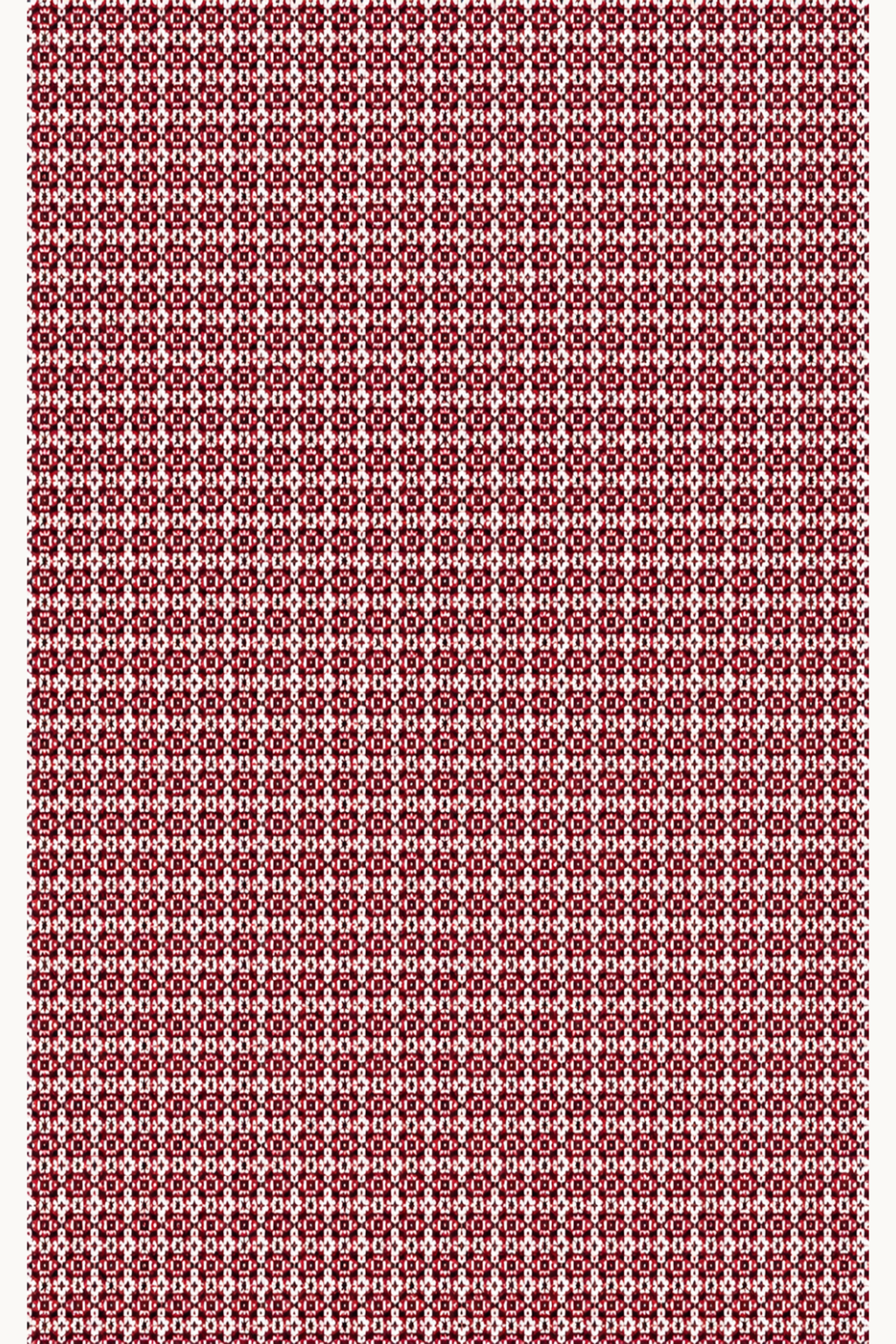 Maroon & White Geometric Micro-Print Formal Shirt