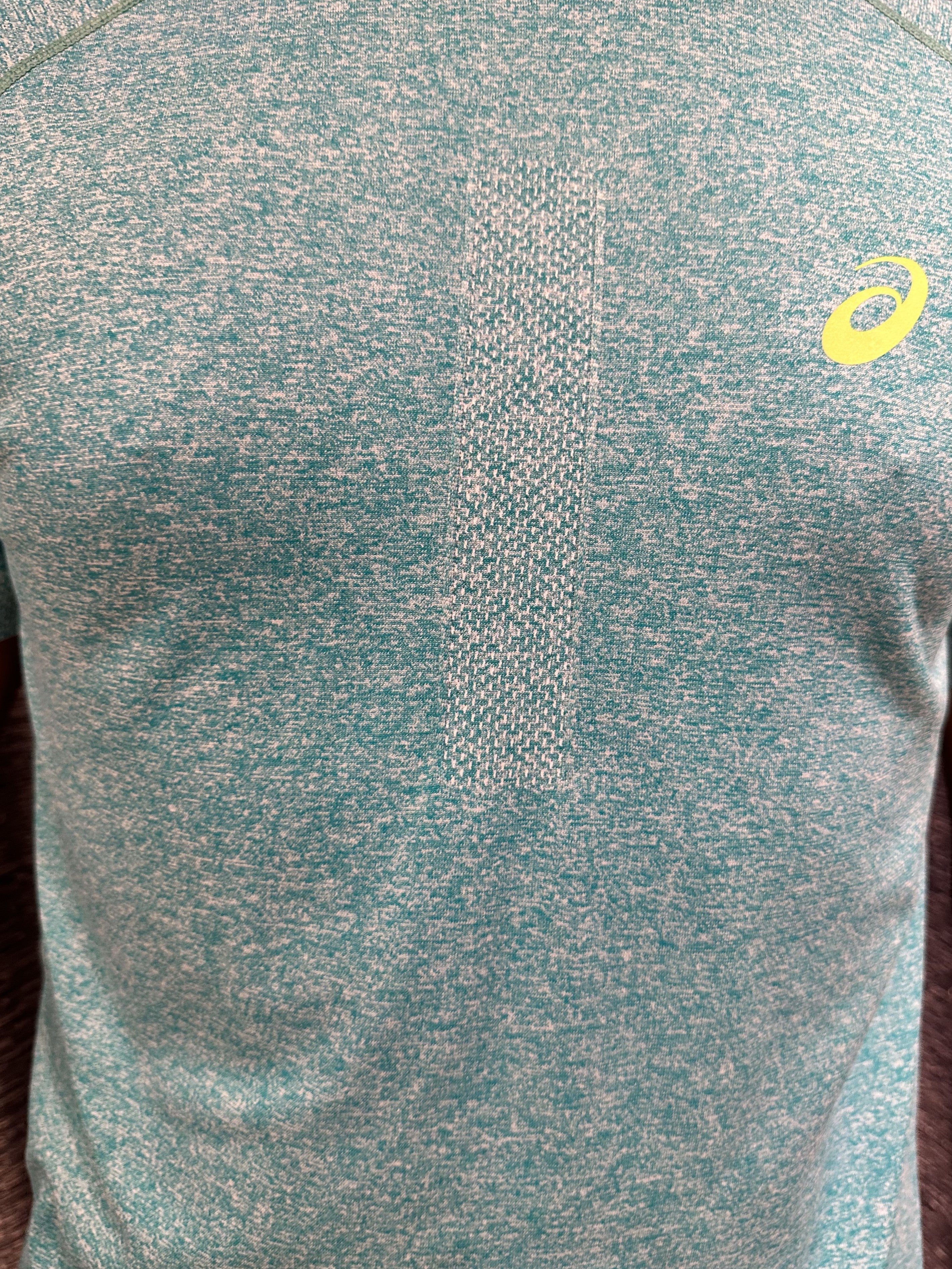 Seamless Heathered Training Tee – Mint Green