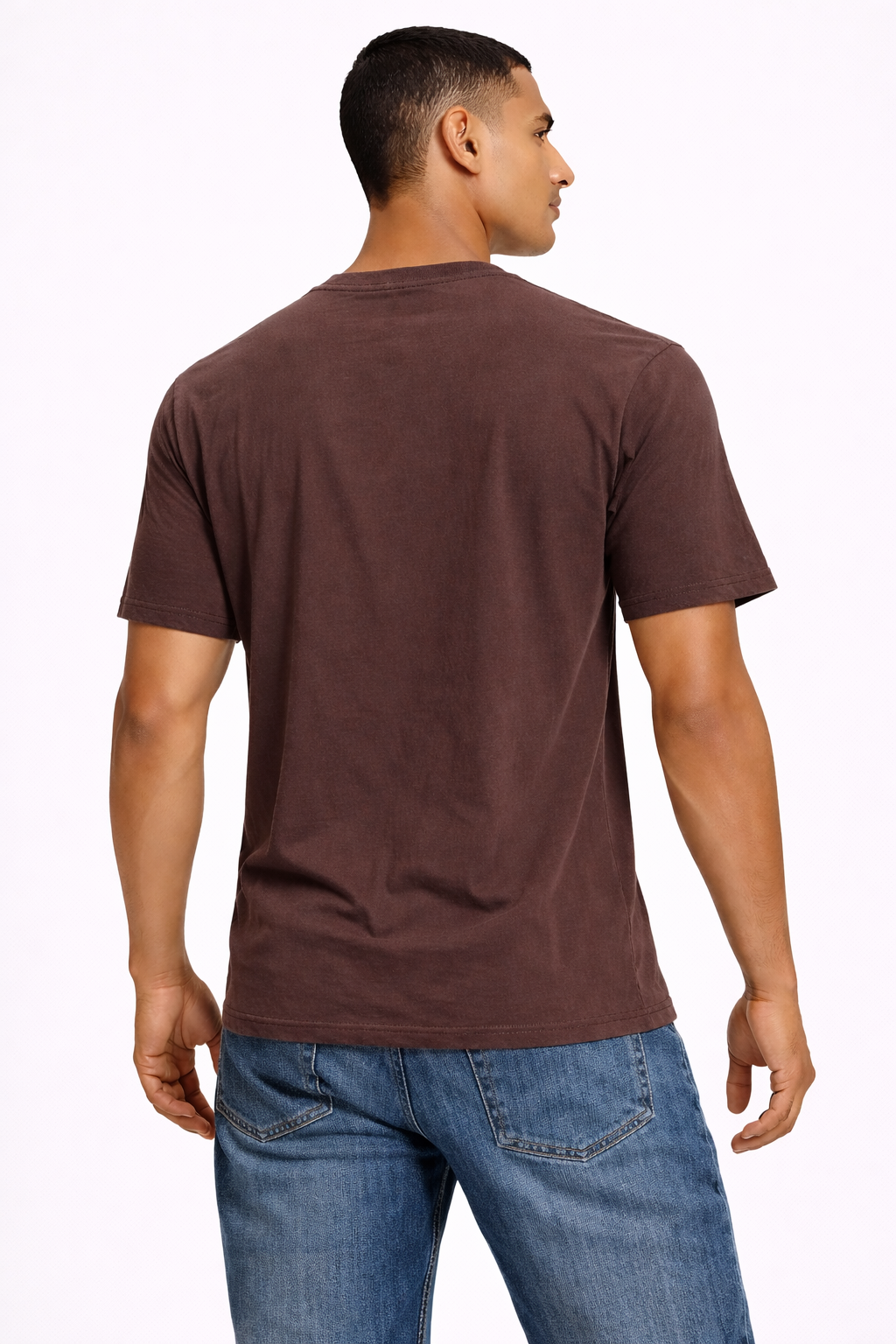 Trendy Brown Printed T-Shirt