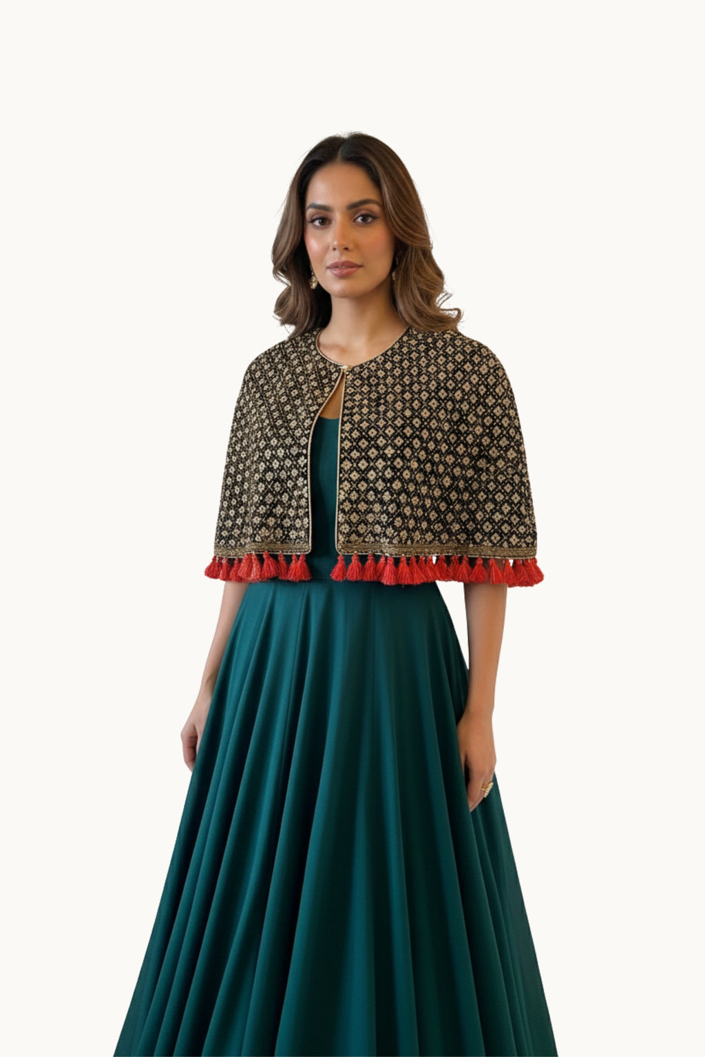 Zari Tassel Cape