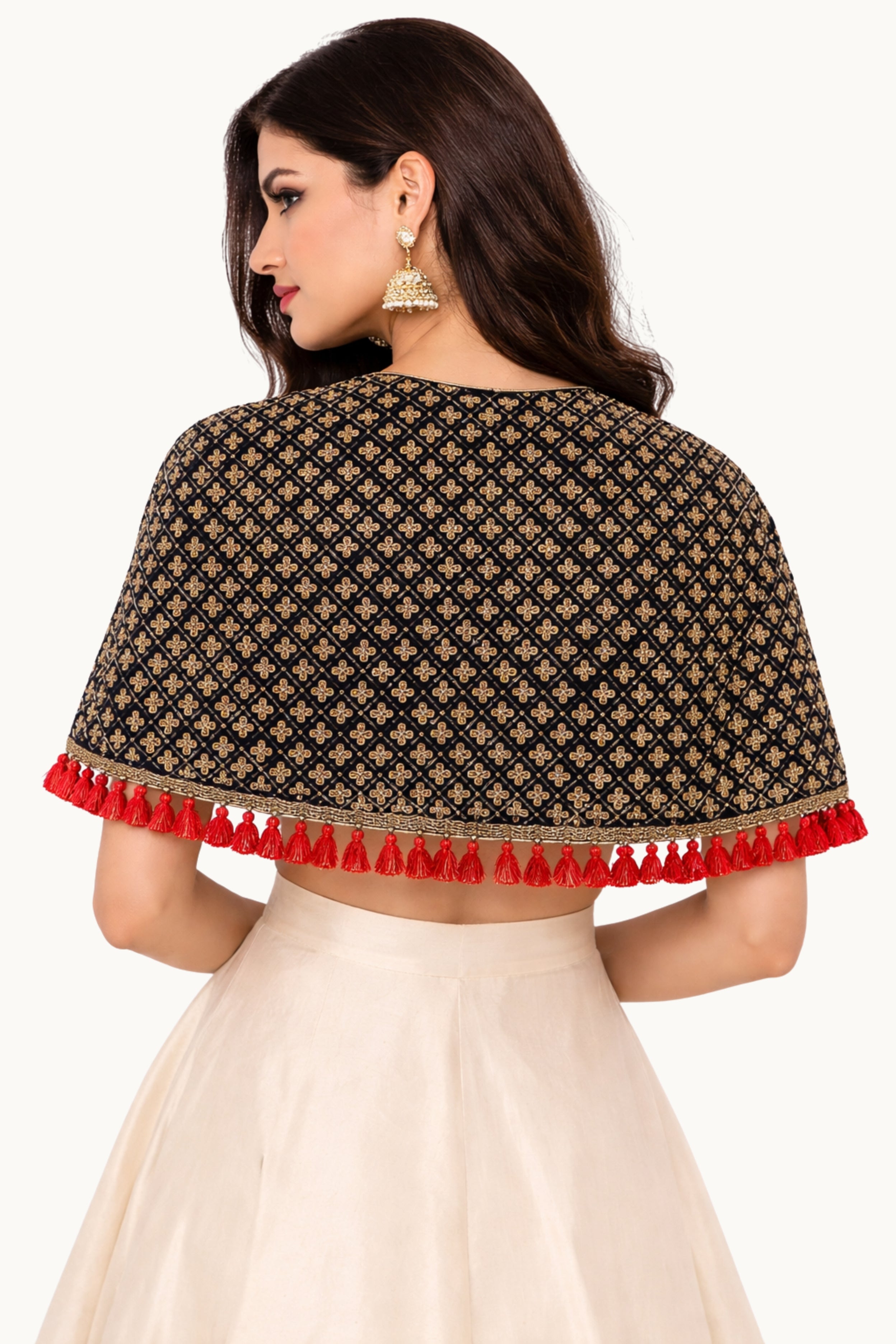 Zari Tassel Cape
