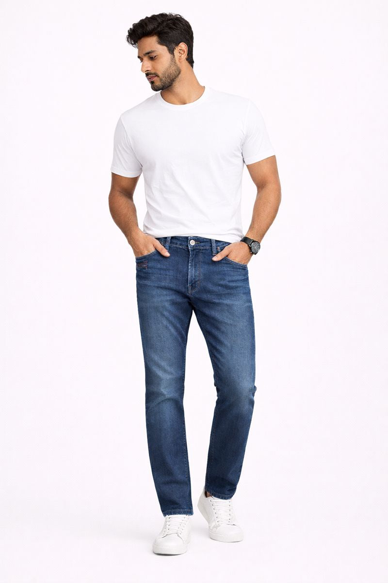 Modern Tapered Denim – Deep Blue Rinse
