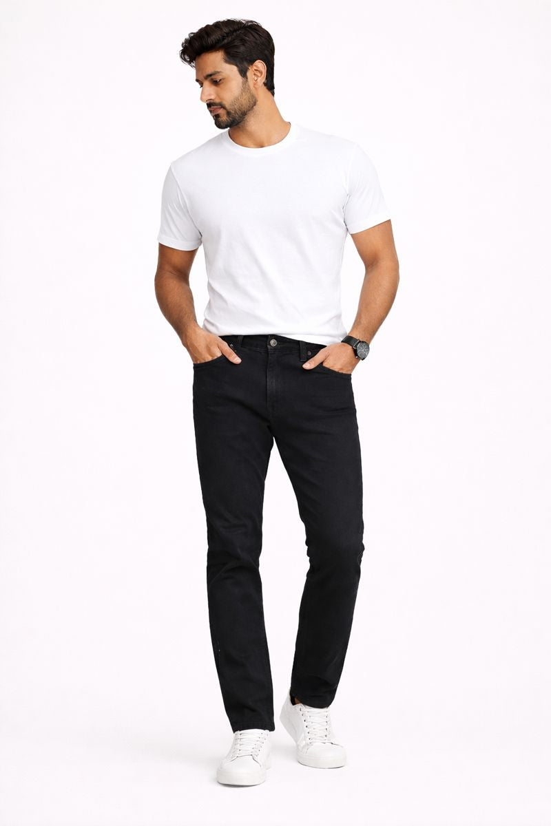 Real Slim Black Jeans