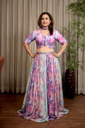 Modern Muse Printed Choli & Lehenga