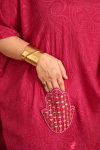 Royal Pink Ethnic Co-Ord Ensemble
