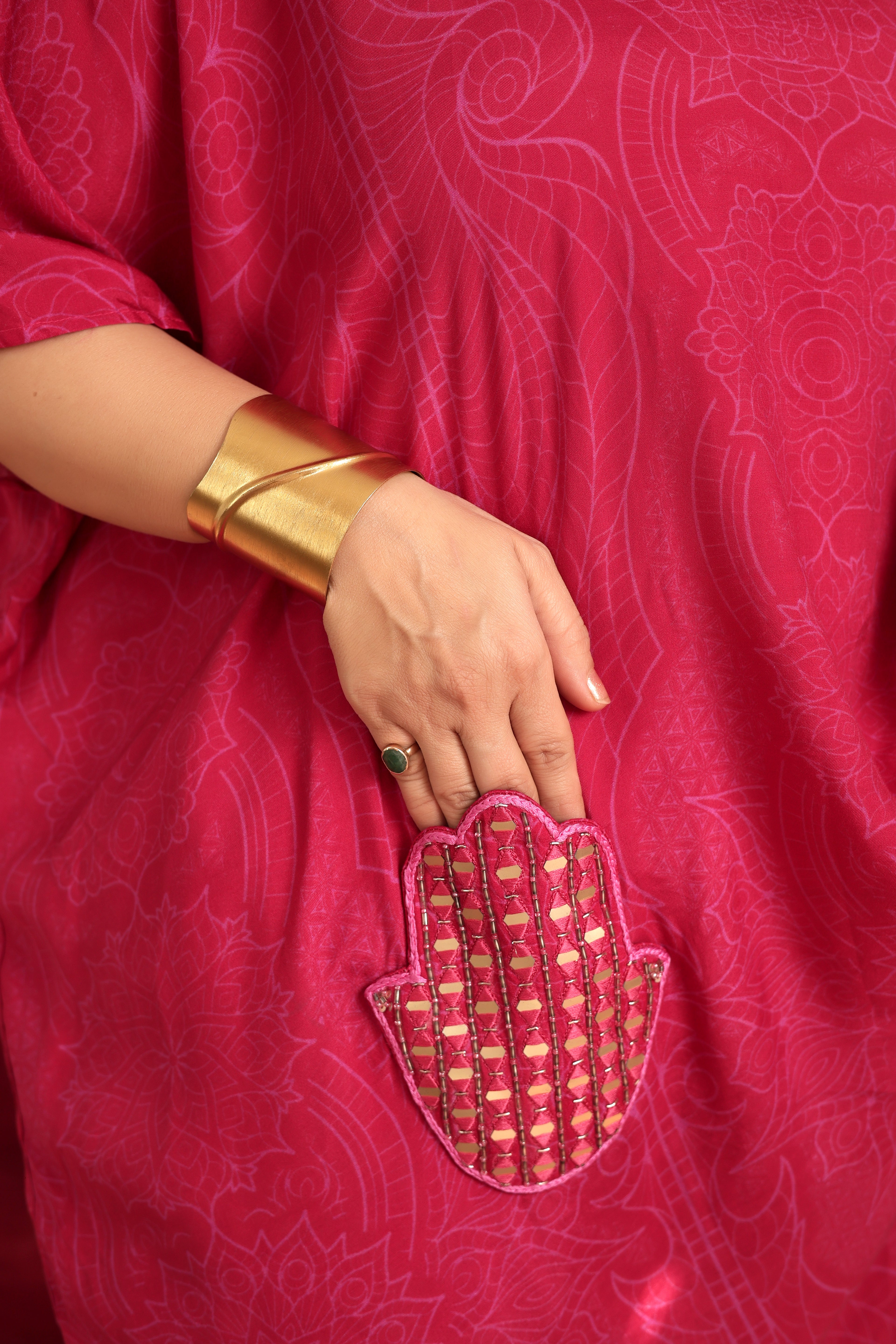 Royal Pink Ethnic Co-Ord Ensemble