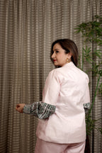 Premium Pink Blazer & Palazzo Set