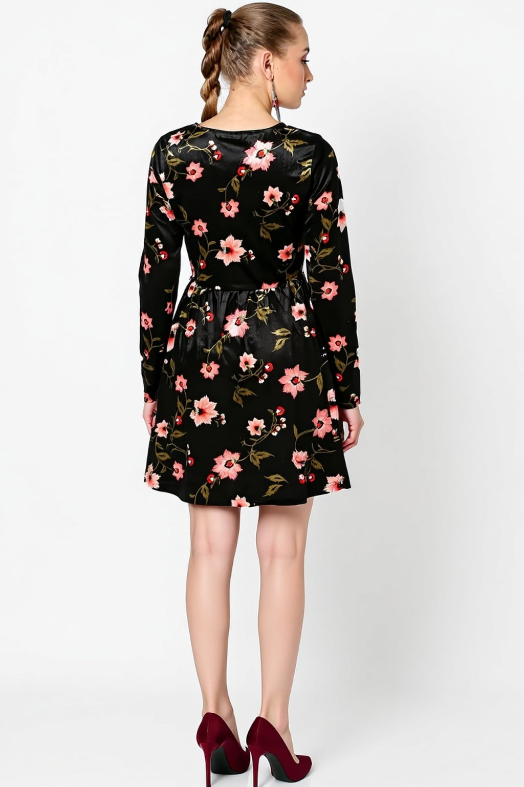 Floral Print A-line Dres