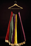 Multicolor Jewel-Tone Flared Chaniya