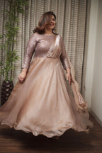 The Rose Gold Radiance Gown