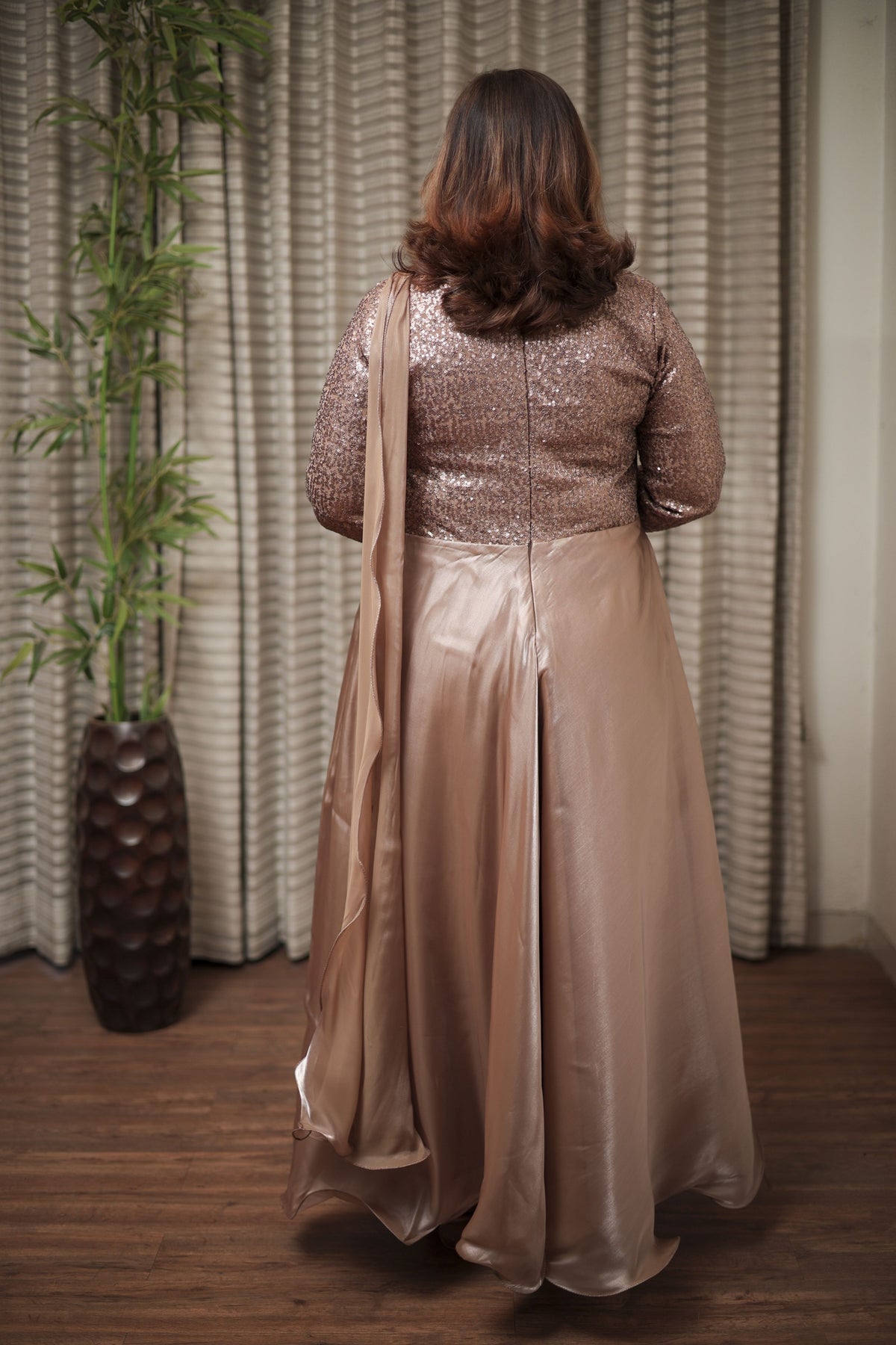 The Rose Gold Radiance Gown