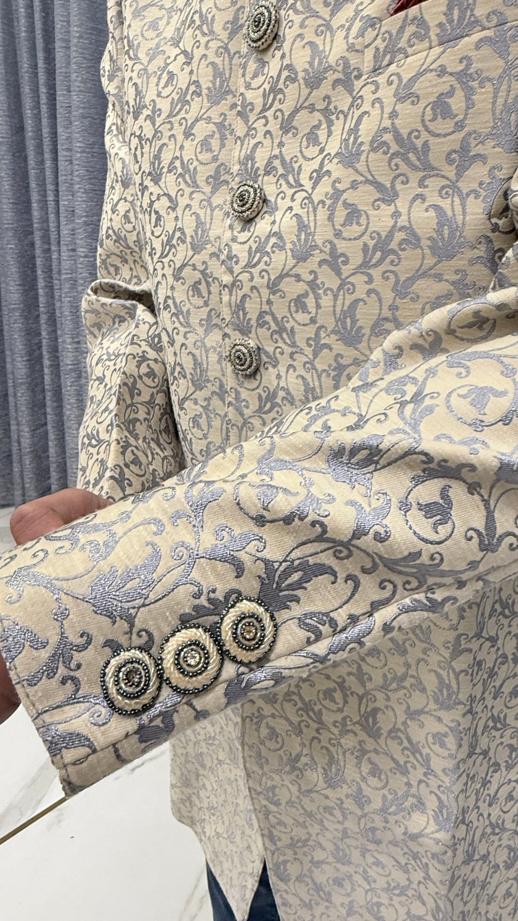 Brocade Jodhpuri Blazer