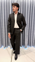Structured Black Suit Set – Timeless Formal Aesthetic
