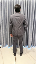 Sleek Slate Grey Two-Piece Suit – Slim-Fit Blazer & Trousers