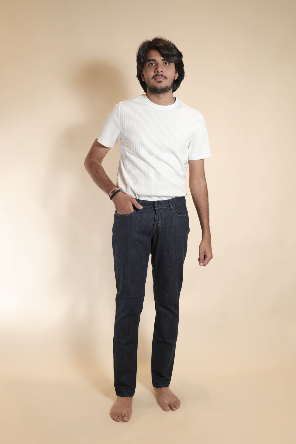 Classic Dark Wash Raw Denim