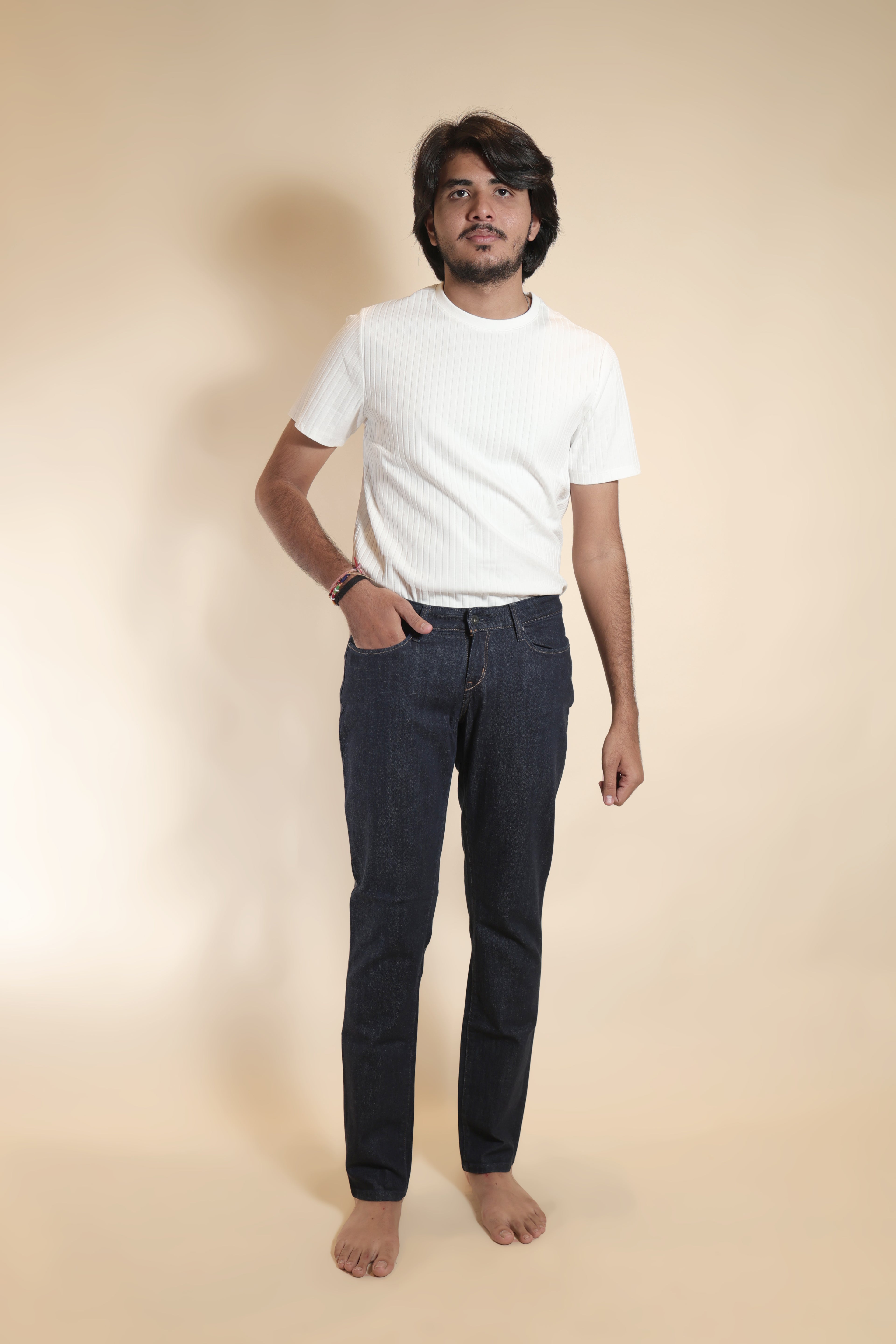 Classic Dark Wash Raw Denim