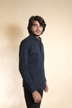 Versatile Navy Casual Shirt