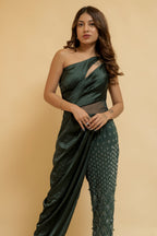 One-Shoulder Luxe Designer Jumpsuit