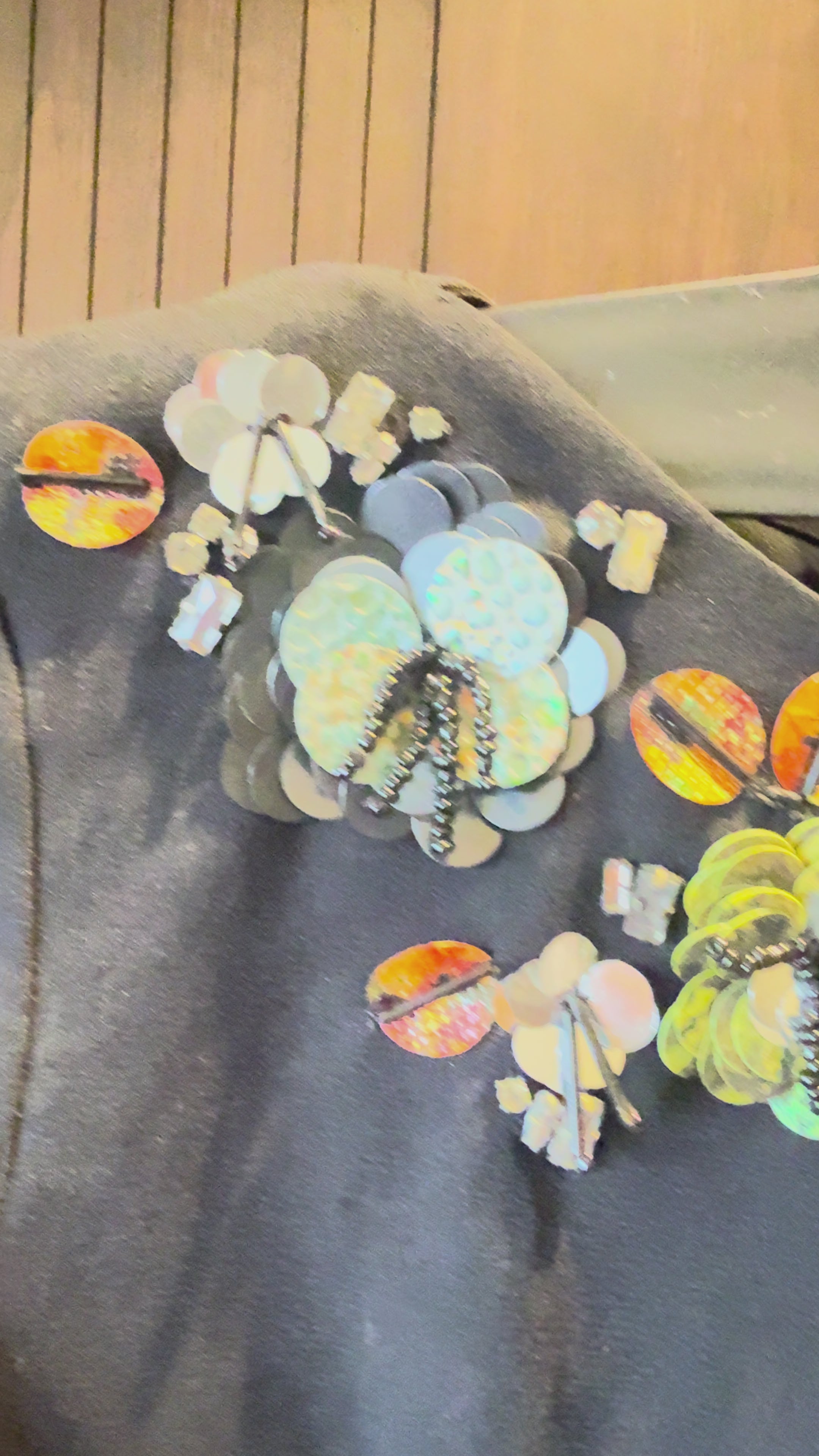 Midnight Floral Bloom Embellished Tee