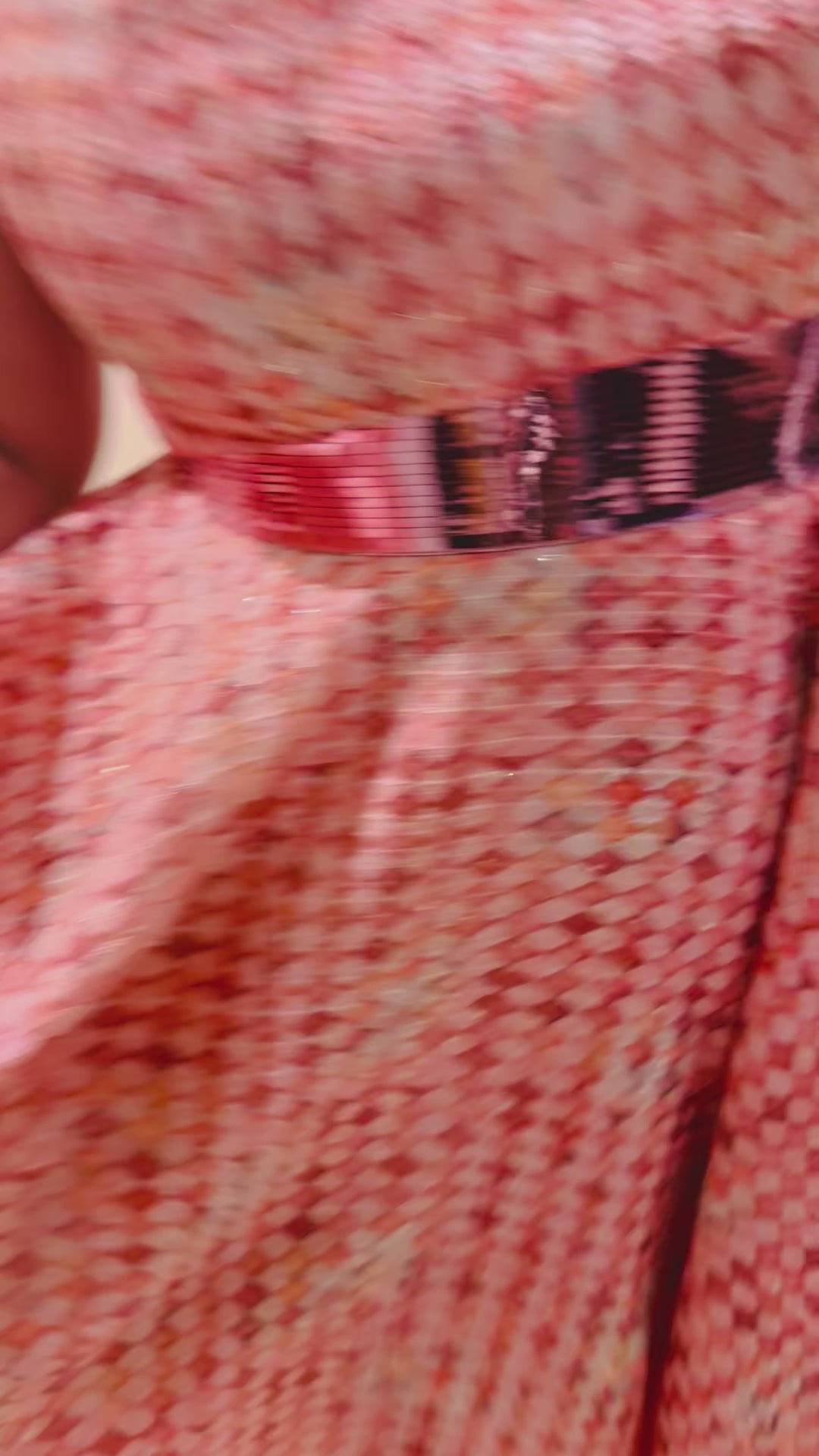 Pretty Pink Strapless Dress with Statement Belt