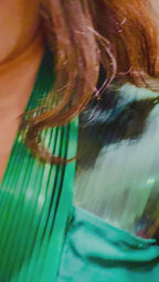 Regal Green Flowing Gown