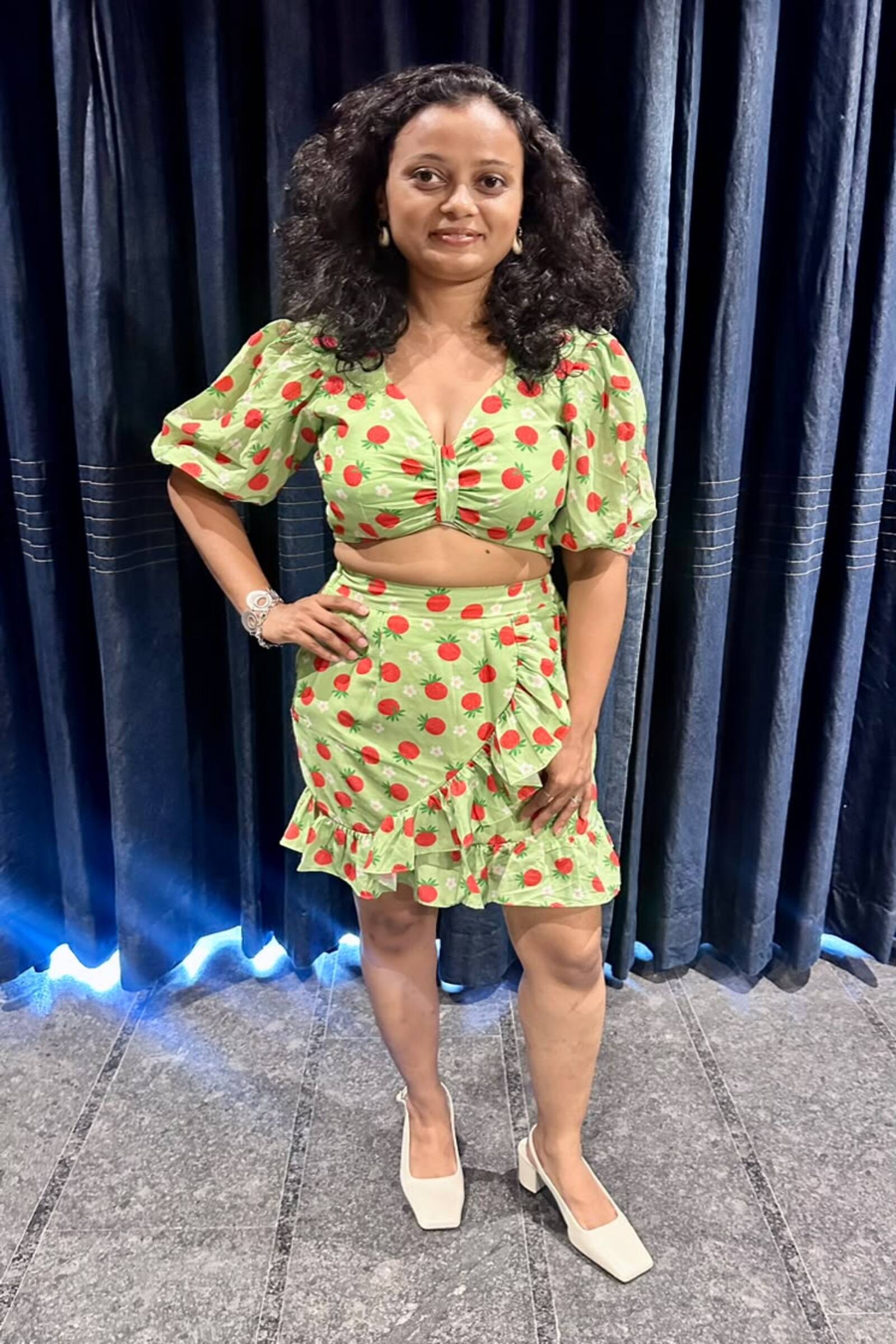 Sweet Strawberry Ruffle Co-ord Set