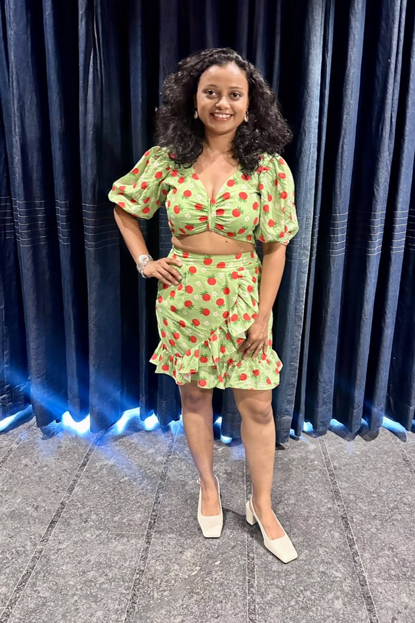 Sweet Strawberry Ruffle Co-ord Set