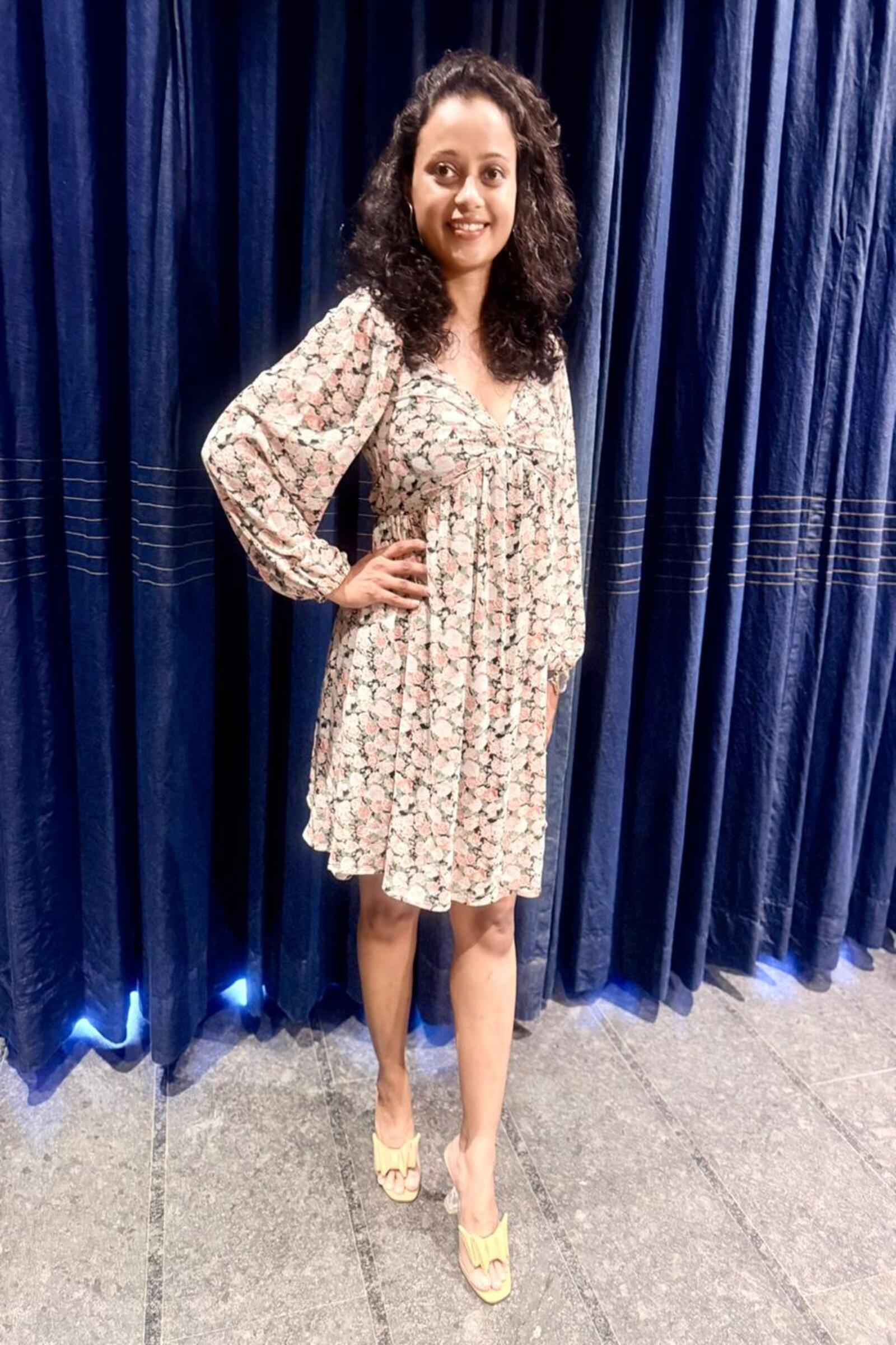 Ditsy Rose Sweetheart Dress