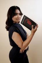 Black Stretchable Formal Evening Jumpsuit