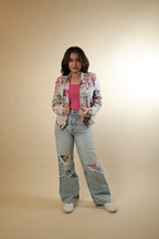 Floral Bomber Spring Jacket