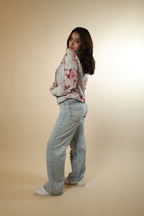 Floral Bomber Spring Jacket