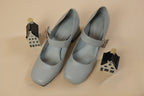 Pastel Blue Mary Jane Block Heels