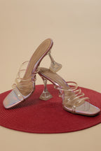 Trendy Clear Strap Catwalk Sandals