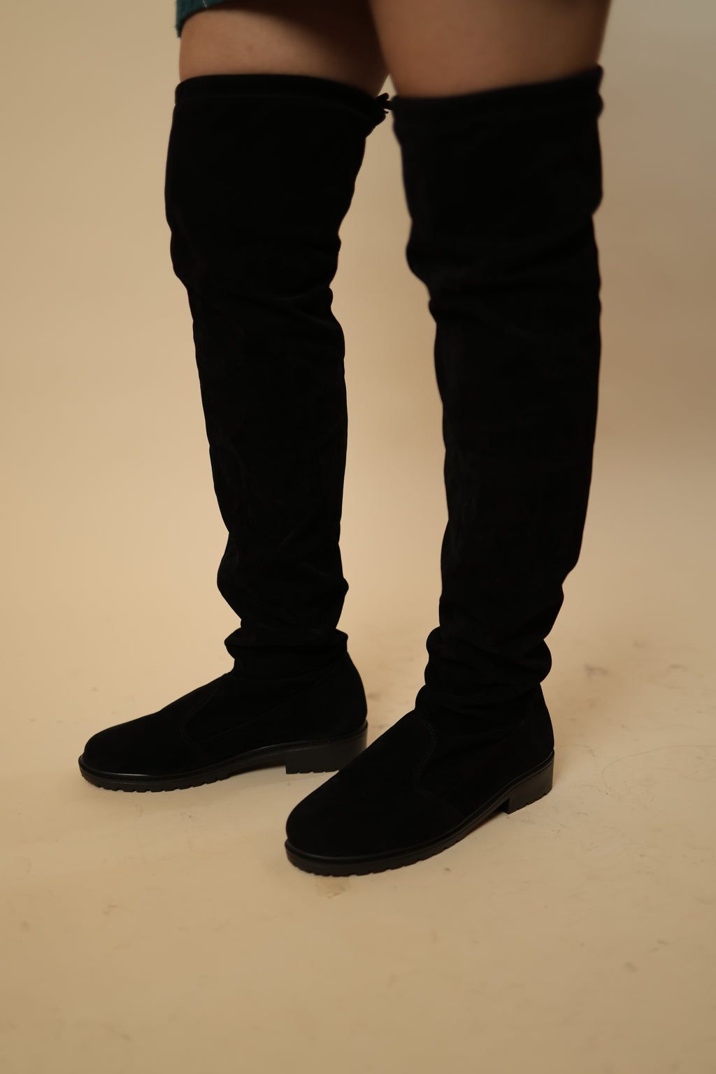 Black Over-The-Knee Boots