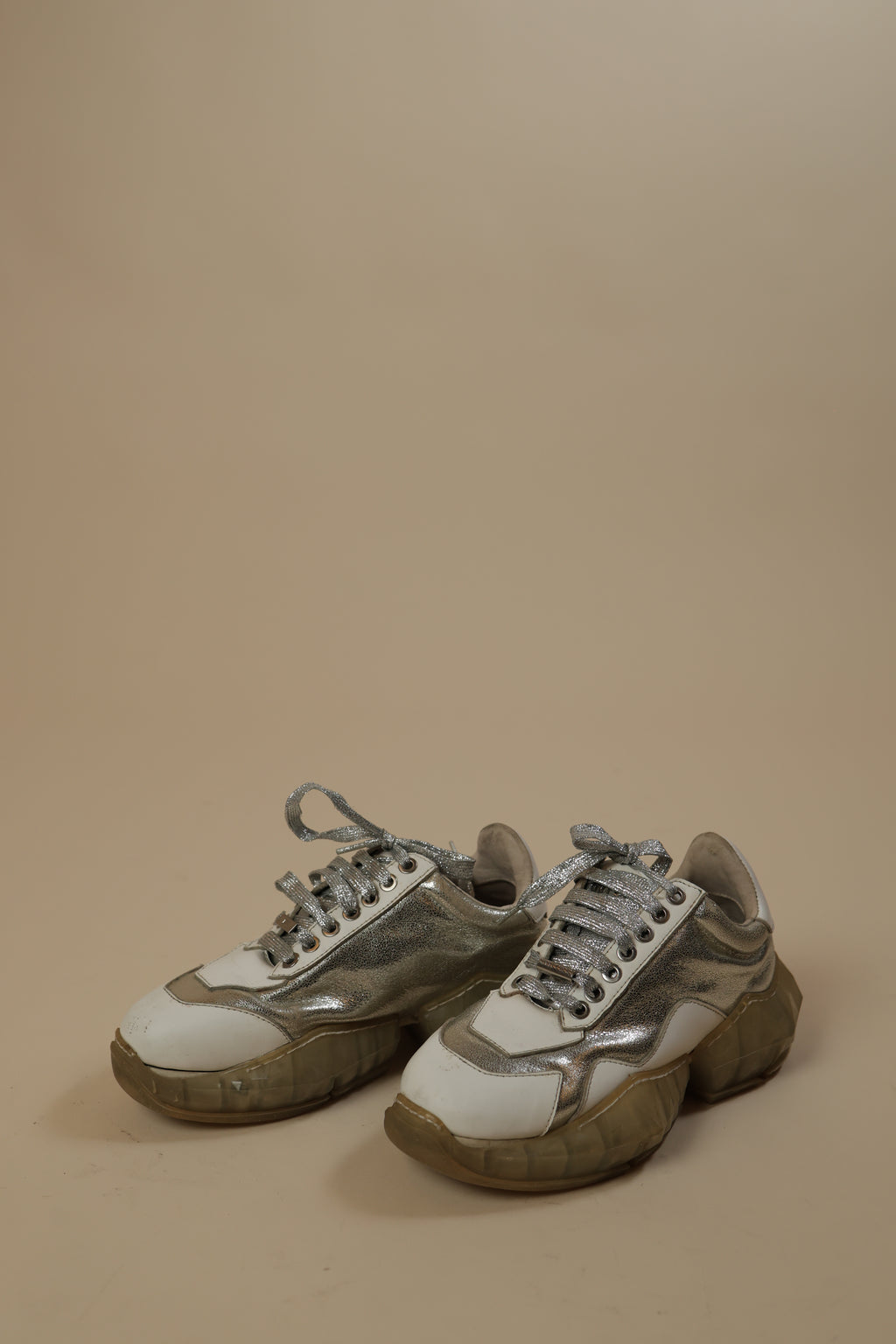 Statement Chunky Metallic Sneakers