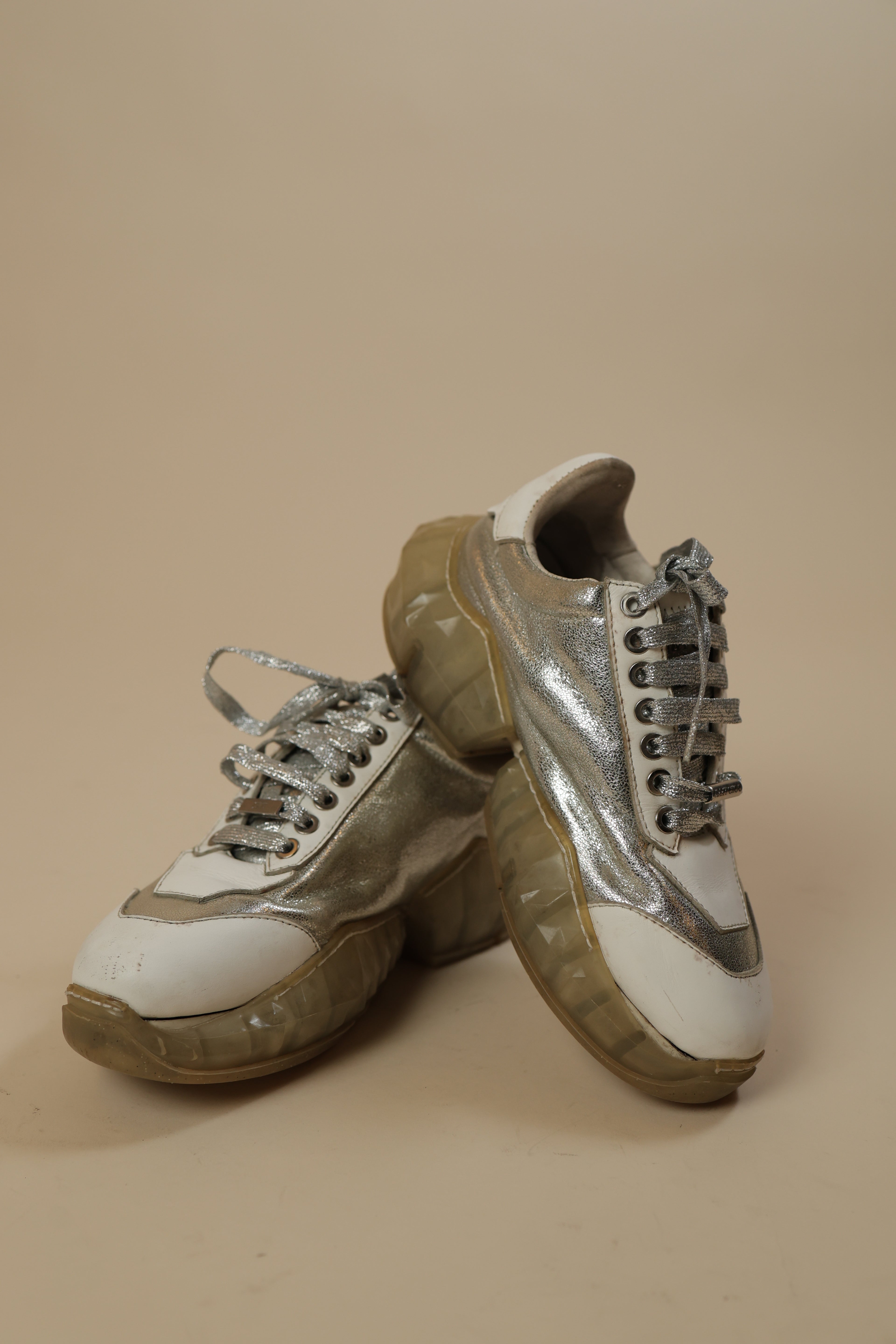 Statement Chunky Metallic Sneakers