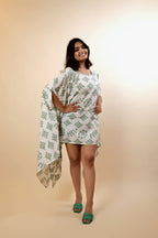 Lightweight Cotton Poncho Dress for Summer