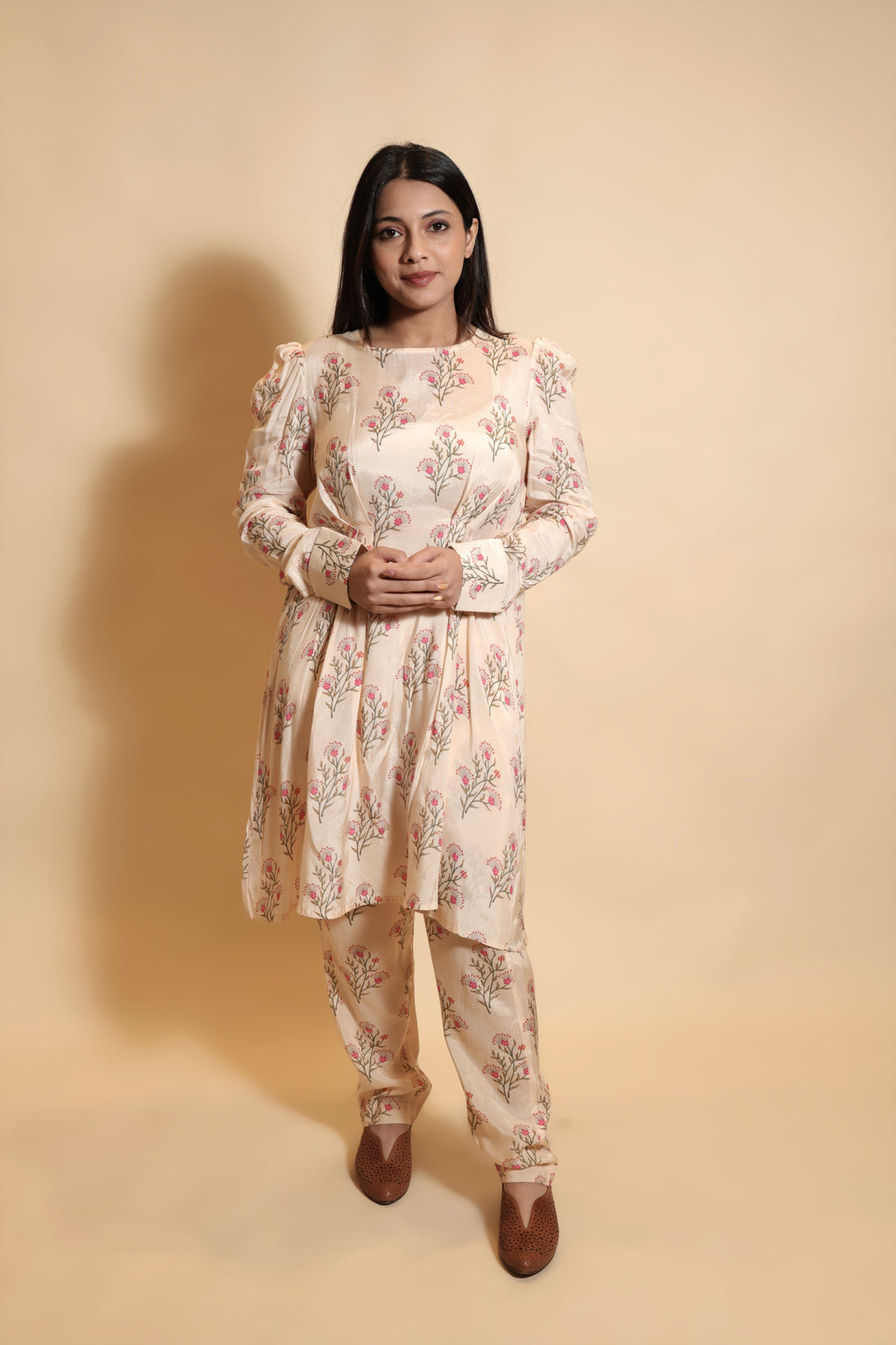 Puff-Sleeve Co-ord Set