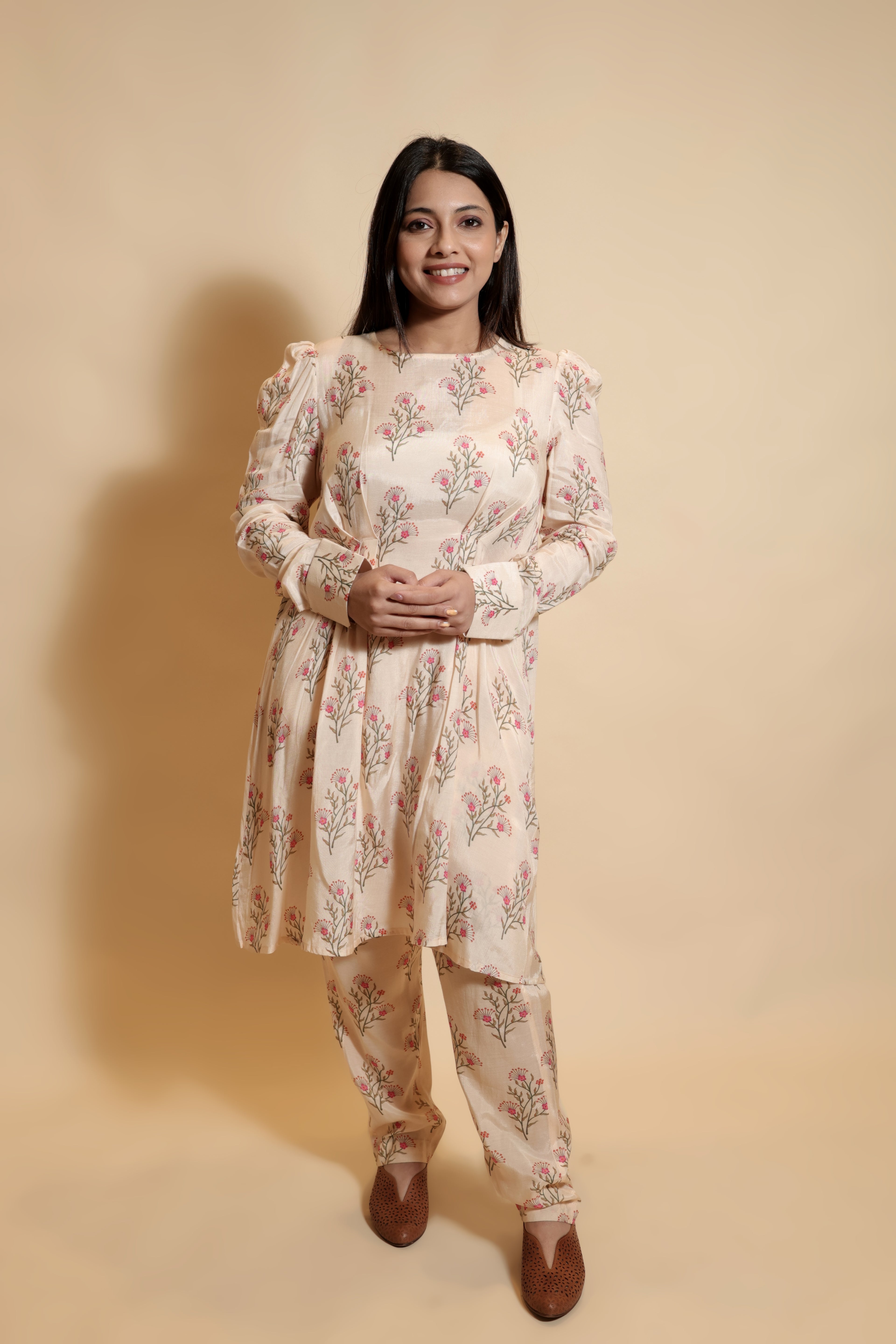 Puff-Sleeve Co-ord Set