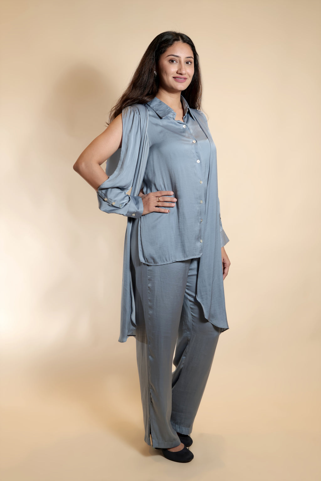 Steel Blue Luxe Co-ords