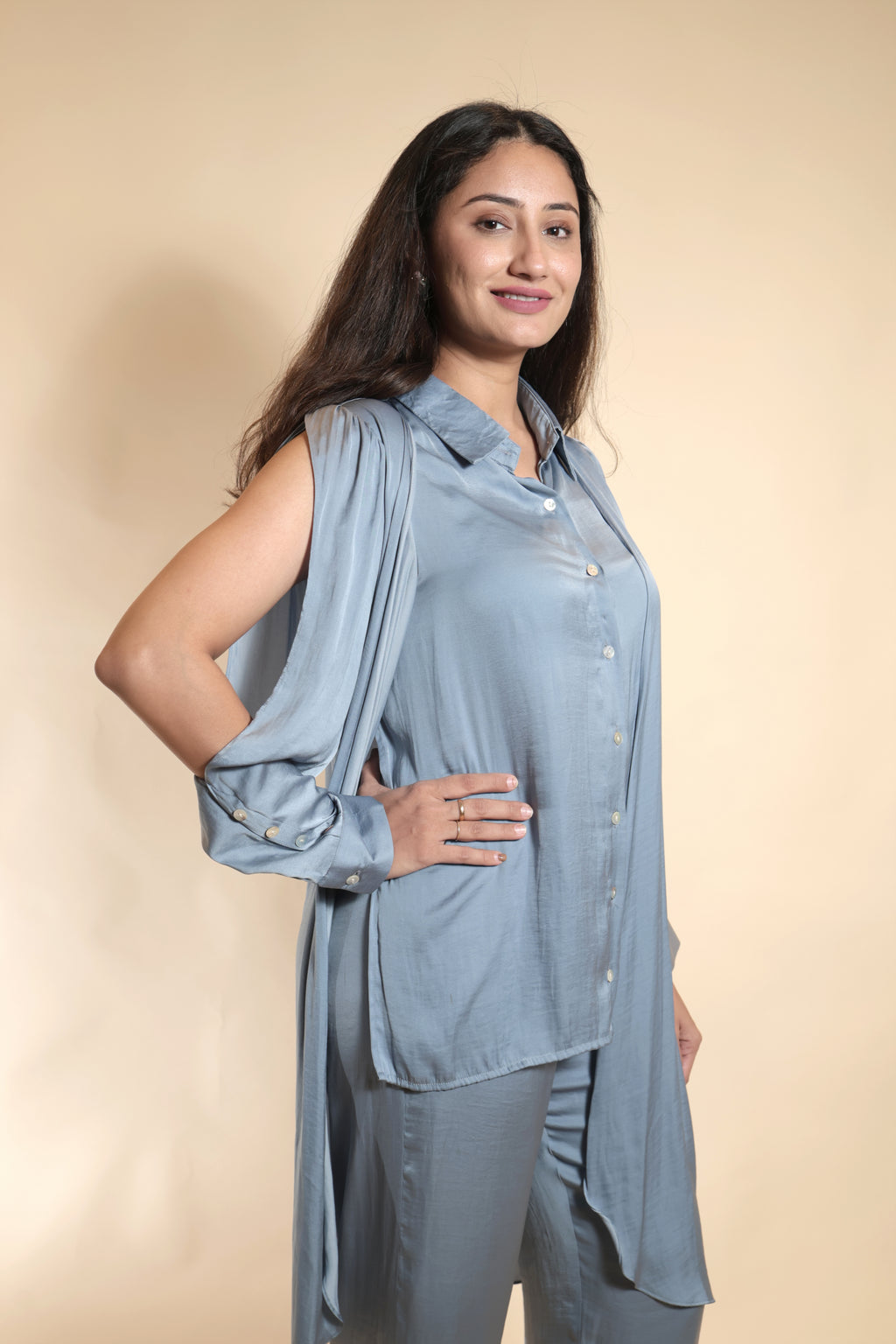 Steel Blue Luxe Co-ords