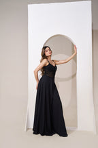 Black Beaded Bodice and Jumpsuit