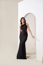 Chic Black Evening Gown