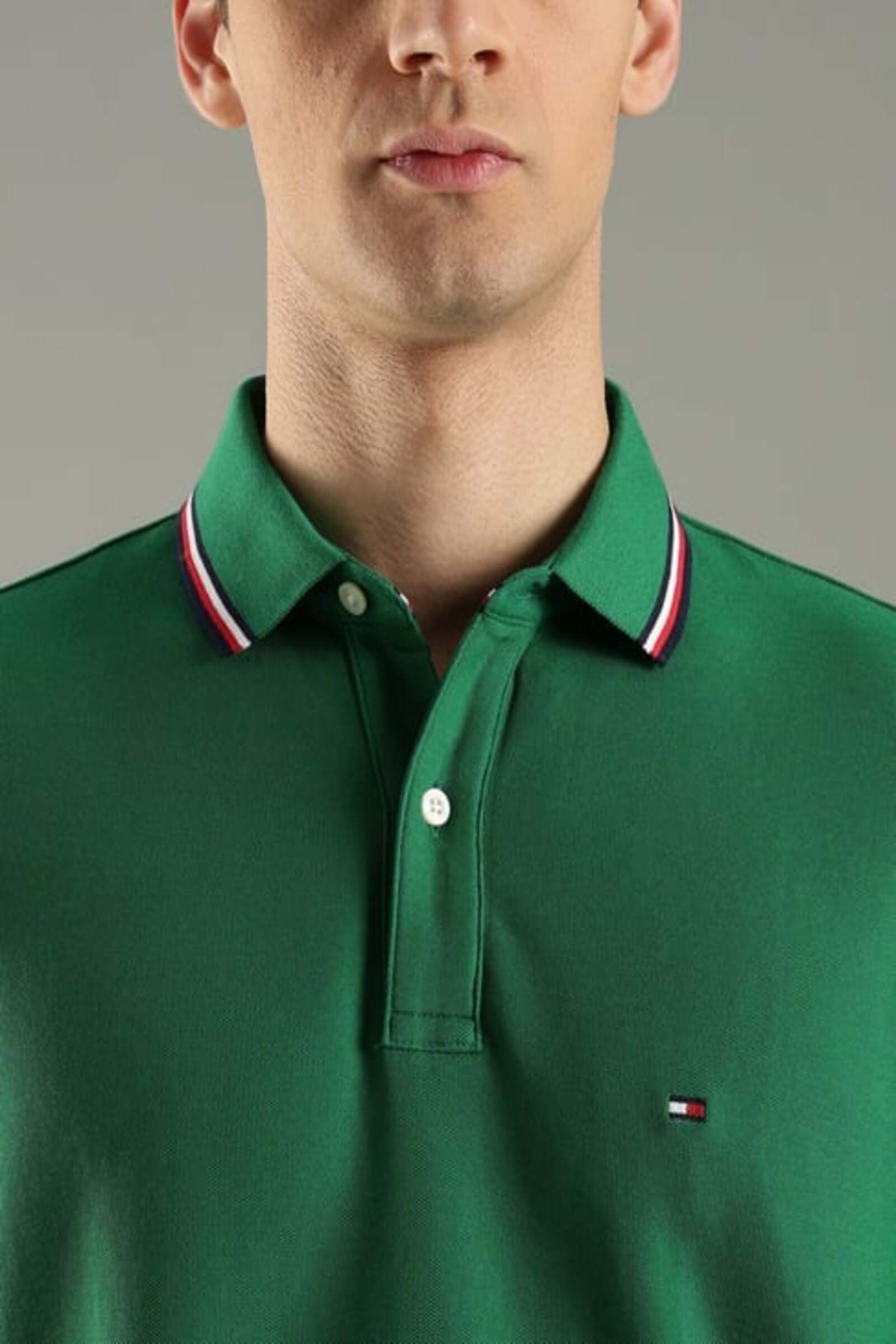 Green Regular Fit Polo T-Shirt