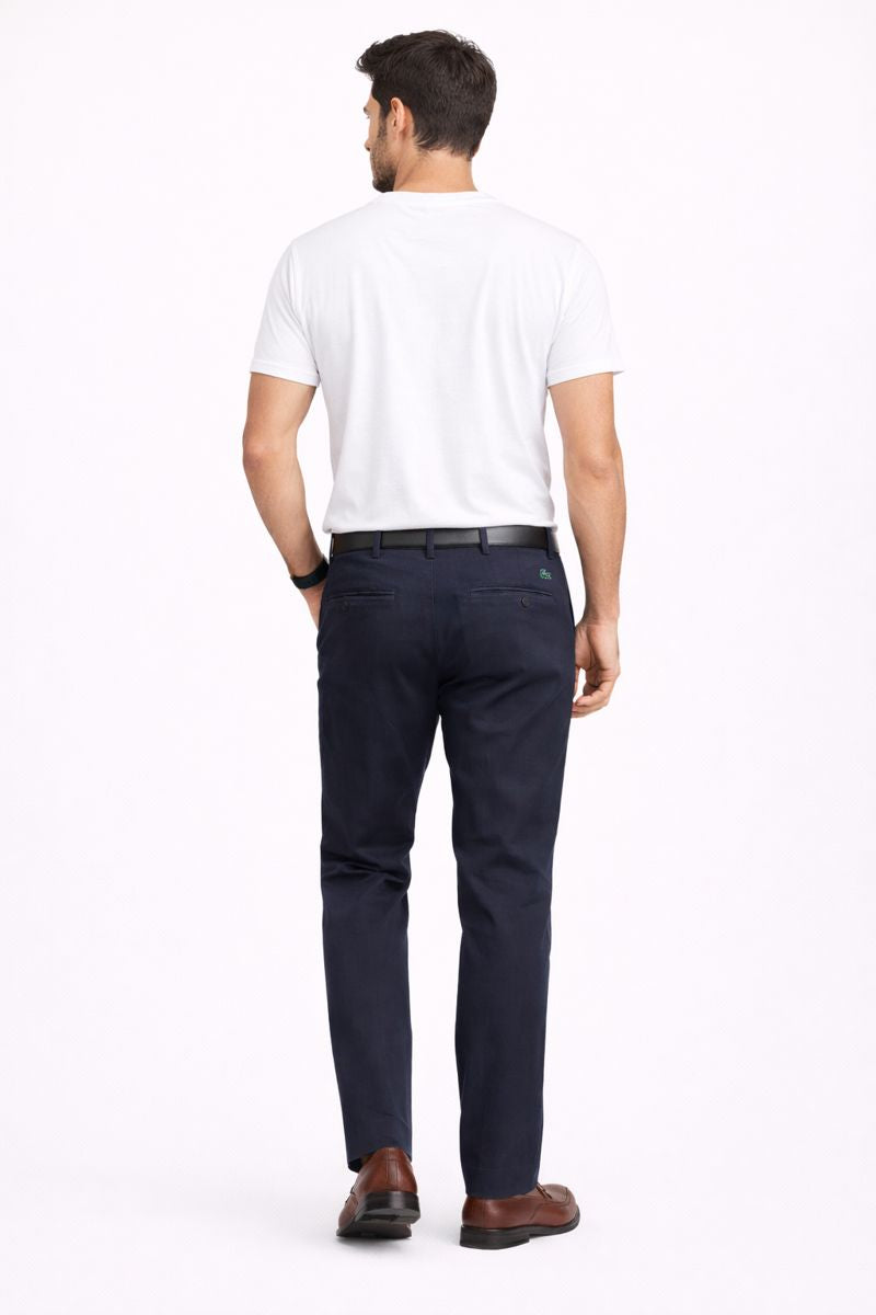Men's Slim-Fit Cotton Twill Pants
