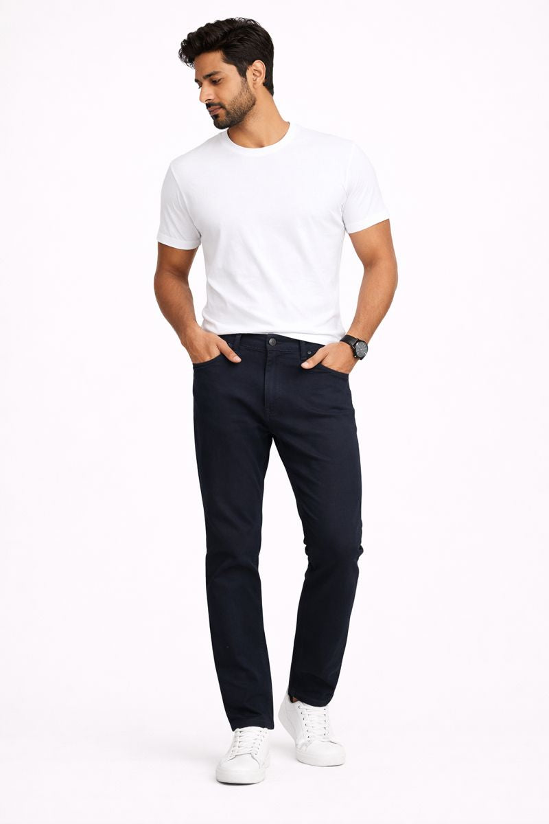 Men's Slim-Fit Cotton Twill Pants