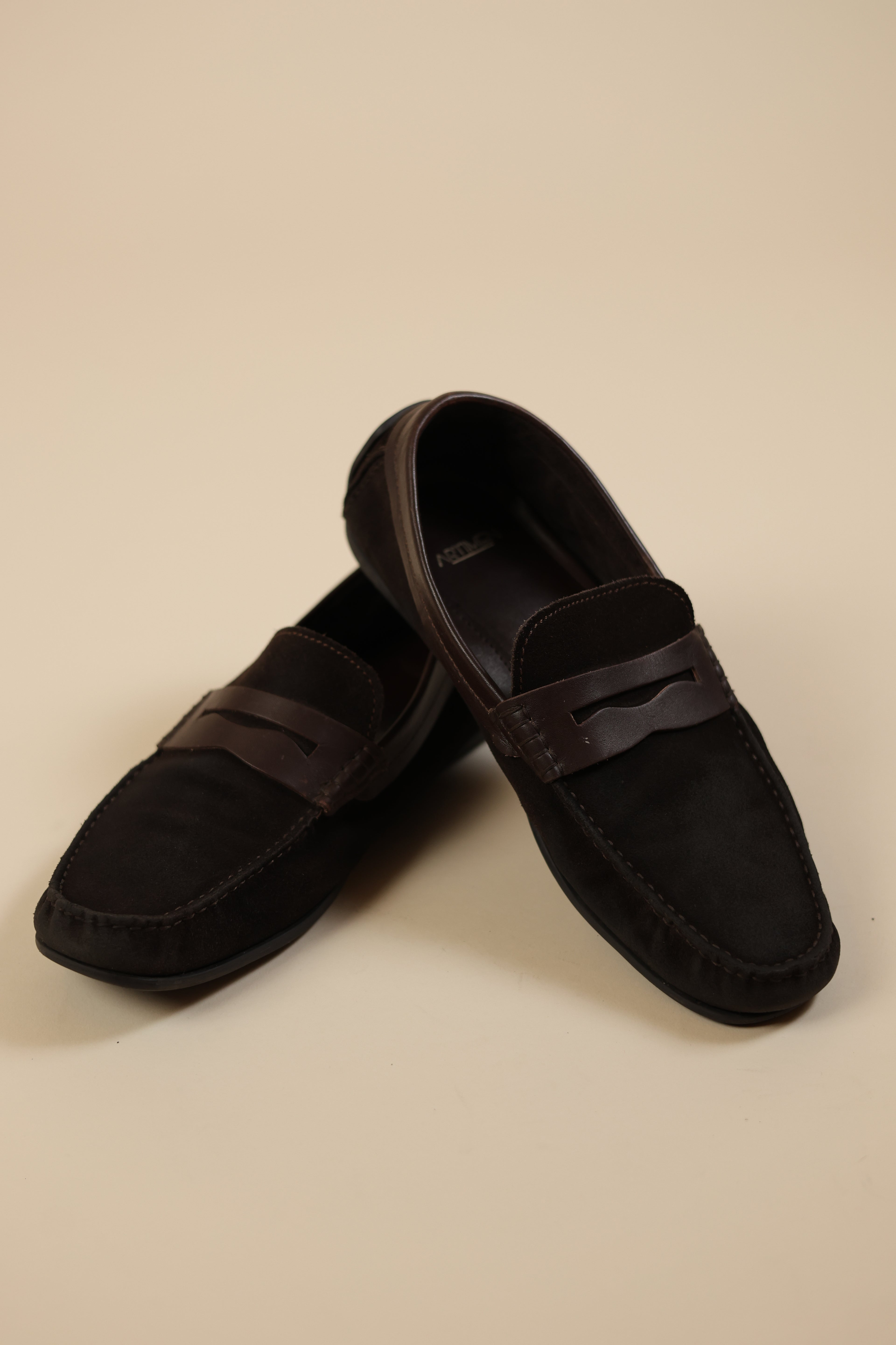 The Classic Penny Loafer: Dark Chocolate Suede
